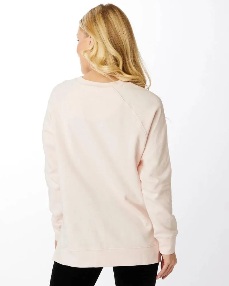 Merry Glitter Script Sweater